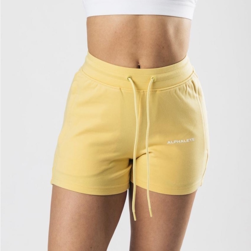 ALPHALETE Women’s Essential Core‎ Shorts Orange Frost Size XL NWT